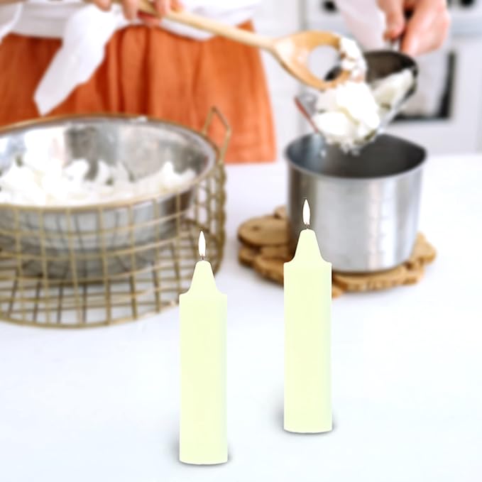 MILIVIXAY 1PC Pillar Candle Mold-Dia:1.5 inch,Height:6.0 inch - 30 ft. of Wick,Mold Sealer and a Wick Clip Included as a Gift - Plastic Candle molds for Candle Making.