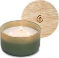 Calyan Wax Co. Piñon & Woods 3 Wick Scented Candle - 30 Hour Burn - Luxury 3 Wick Soy Candles - Non Toxic Soy Wax Candles - Long Lasting Large Glass Jar Candle for Home - 8oz