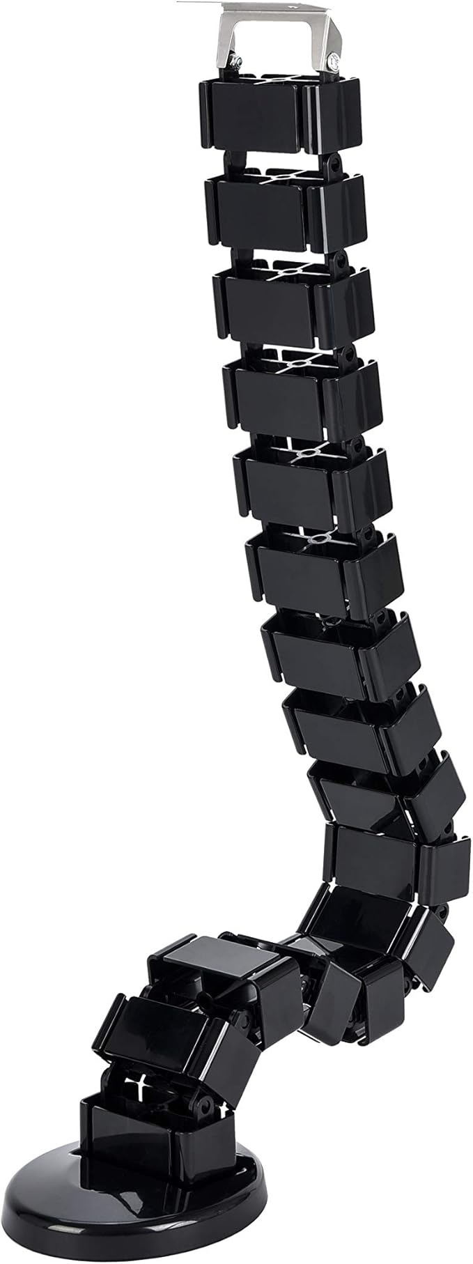 Vwindesk Vertebrae Cable Management Spine Kit | Height Adjustable Desk Quad Entry Wire Organizer, Black