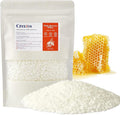 Crenovo White Beeswax Pellets 1 LB, 100% Pure Natural Quadruple Filtered Beeswax for Candle Making, DIY Lip Balm and Skin Care, Cosmetic Grade Beeswax for Lotion, Soap, Body and Hair Care DIY Creams