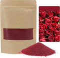 Monivi Scented Candle Sand with Wicks 1.1lb Dark Red Pearled Candle Beads Sand Candles with Wicks for Mothers Day Gift 85 Burn Hours Refillable Candle Wax for DIY Candle Making(Scented Rosa)