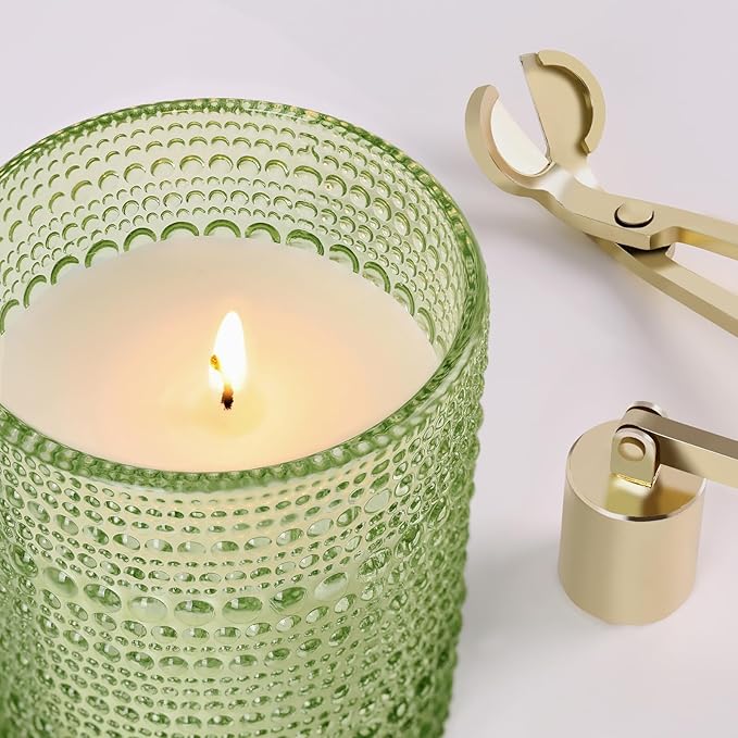 Eucalyptus & Sage Soy Scented Candles for Home- 6.3oz 42H Natural Soy Wax Aromatherapy Jar Candle with Strong Scent, Decorative Aesthetic Candles for Relax, Meditation, Bathroom, Luxury Gift for Women