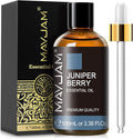 Juniper Berry Essential Oil, MAYJAM Pure Juniper Berry Oil Juniper Oil for Diffusers, Soap Candle Making, 3.38FL.OZ/100ML Essential Oils with Premium Glass Dropper