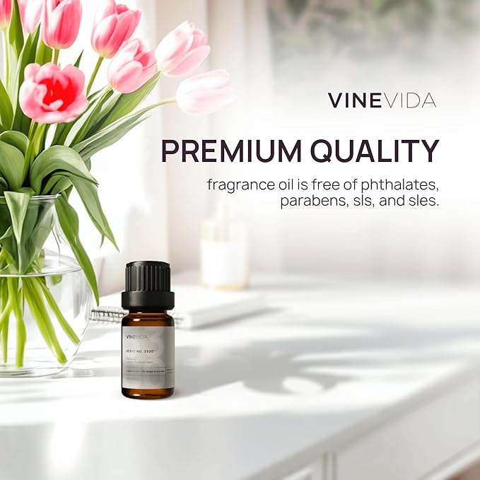 VINEVIDA Scent No.86 Fragrance Oil for Candle Making & Soap Making - 0.33oz Natural Candle Scents Made in USA