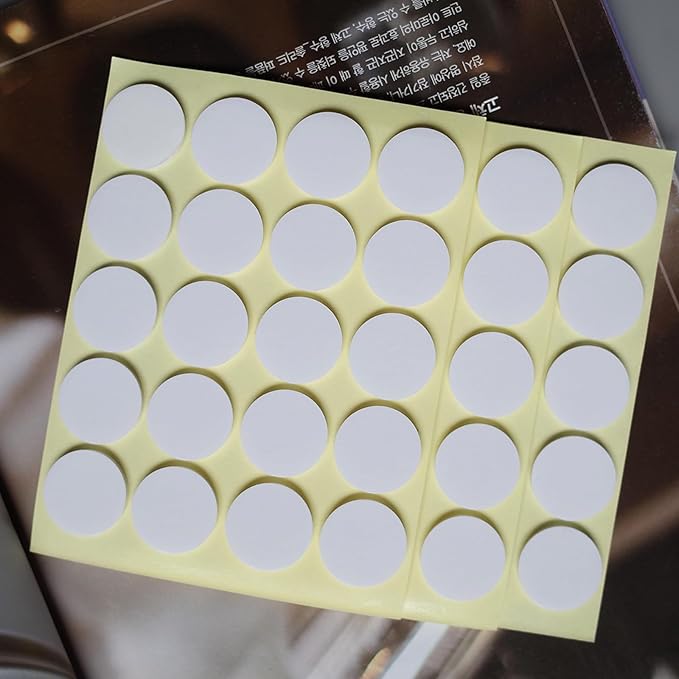 Pack of 20 Sheet Secure and Reliable Candle Wick Stickers Adhesive Heat Resistant Stickers Great for DIY Candle Making, As Pictures Shown
