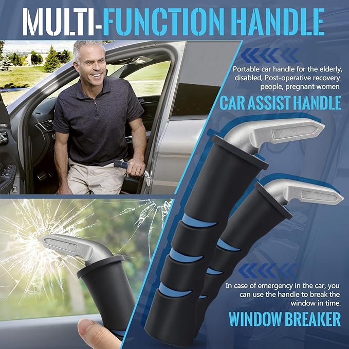 Car Door Handle for Elderly Car Handle Assist Support, Portable Auto Grab Handles for Handicap Seniors