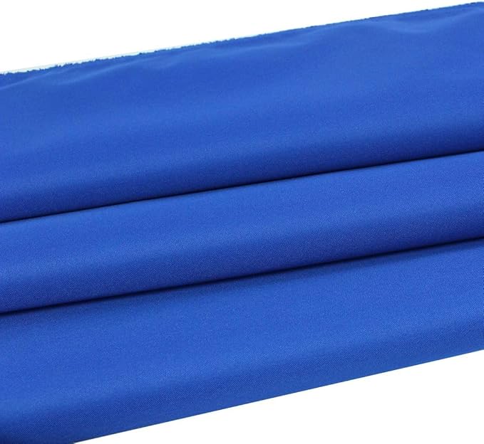 Mybecca Waterproof Canvas Marine Fabric 600 Denier Indoor/Outdoor PU Backing UV Protector Royal Blue 1 Yard