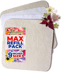 Microfleur - Max Microwave Flower Press Refill Pack - Floral Art Crafting Accessory, Creative Pressing, DIY Handicrafts Creations for Plant Lovers, Replacement Washable Cotton Liners - 9" (23 cm)