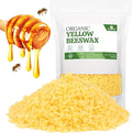 YASNAY Yellow Beeswax Pellets 2LB, Organic Beeswax, Beeswax for Candle Making, Body, Skin Care DIY, Lip Balm and Soap Making Supplies