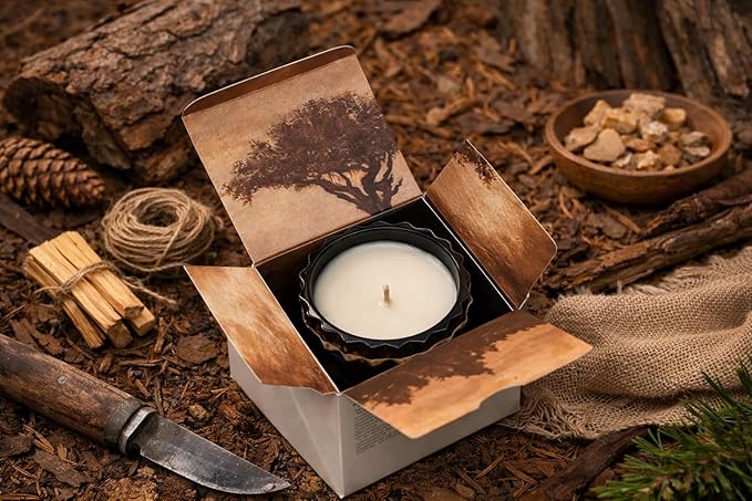Willow Scented Candle, 8 oz Luxury Non-Toxic Candle with Floral, Citrus, Woody & Resinous Notes, 50+ Hour Burn Time, Stress Relief Home Fragrance, Vegan Candle Gift in Textured Glass