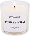 Urban Concepts by DECOCANDLES - Pumpkin Chai - Highly Scented Soy Candle - Long Lasting - Hand Poured in USA (6 Oz.)