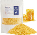 Crenovo Yellow Beeswax Pellets 1 LB, 100% Pure Natural Triple Filtered Beeswax for Candle Making, DIY Lip Balm and Skin Care, Cosmetic Grade Beeswax for Lotion, Soap, Body and Hair Care DIY Creams