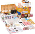 Soy Wax & Jelly Wax 2-in-1 Candle Making Kit – Complete DIY Candle Making Kit with Wax Melting Pot, 6 Scents, 4 Colors & Tools – Create Hands-On Memories, Crafted for Hobbyists & Personalized Gifting