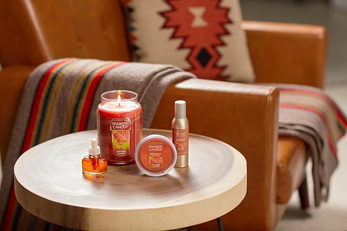 Yankee Candle Concentrated Air Freshener Room Spray, Odor Eliminator for Home, Bathroom, Autumn Leaves, 1.5 Oz (Pack of 6)