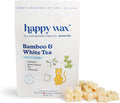 Happy Wax Bamboo & White Tea Scented Wax Melts for Cat Owners – Odor Eliminating, Calming, Pet-Safe, Non-Toxic, Dye-Free, Perfect for Use with Wax Warmers - 4 oz Pouch