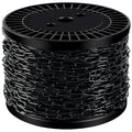 150 ft 1/12" Metal Hanging Chains Fixture Chain Decorative Black Chain Light Duty Chain Utility Chains for Hanging Plants, Basket, Light Fixture, Chandelier, Lamp (2mm 150ft)