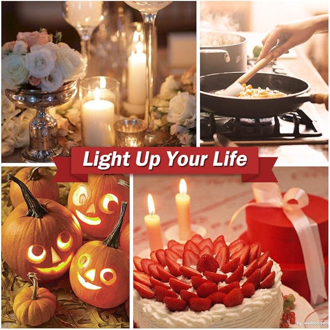 Electric Lighter, Arc Windproof Flameless Plasma Lighter, Long Stick with Rope and Ring, Perfect for Candle BBQ Camping Kitchen Stove, White