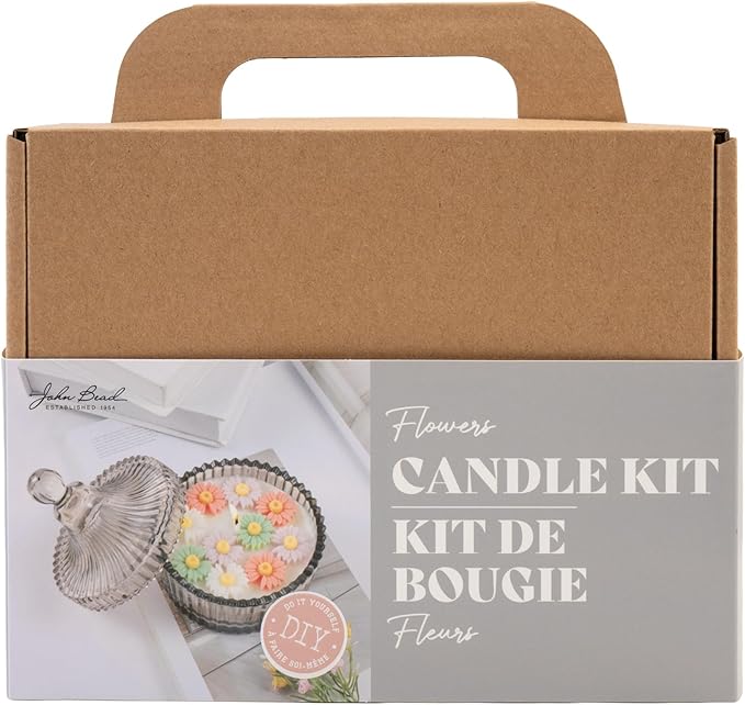 John Bead 14pcs Candle DIY Kit Flower for Adults Beginners Arts & Crafts DIY Candle Making Supplies