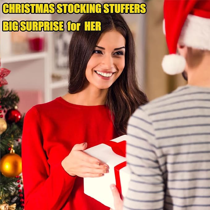 LcFun 2 Pack Candle Lighter, Christmas Stocking Stuffers Gifts for Women Mom Men, Electric USB Rechargeable Plasma Arc Lighter with Safety Lock, Windproof Flameless Long Lighters for Candle, Grill