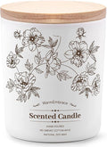 Deluxe Scented Candle for Women & Men, Lavender Soy Wax Candle, 8 Oz Jar Candle for Home, Scented-60 Hour Long Lasting Burning, Suitable Present for Thanksgiving, Christmas & Birthday
