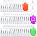 400 Pcs Plastic Pouches Bulk Clear Juice Bags Squeeze Pouches Plastic Leak Proof Bags with Funnel for Party Favors (1.7 oz)
