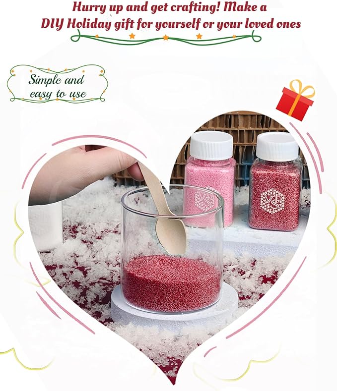 DIY Pearled Candle Sand Kit -11 Oz Sand Wax Beads (6 Colors), 2x10ml Scented Essential Oils, 4 Reusable Wicks, Glass Cup & Spoon, Handmade Candle Craft Gift Set for Women Mom Girlfriend