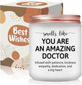 Funny Doctor Gifts for Women, Men - Christmas Doctor Candle for Future Female Surgeon, Medical Student, Med School Appreciation, Acceptance, Residency Graduation - Best Dr. Gift