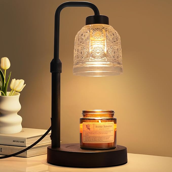 Candle Warmer Lamp with Timer Dimmable, Adjustable Lamp Candle Warmer, Birthday Gifts for Women Mom, Wax Warmer Lamp for Scented Jar, House Warming Gifts New Home Decor