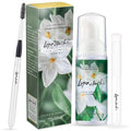 Lyon Lash Eyelash Extension Shampoo (Jasmine), Gentle Formula Paraben & Sulfate Free, Oil Free Foam Cleanser Kit | Remove Eye Makeup & Oil & Dust | Professional Salon And Home Use (60ml + 1 mascara wand + 1 cleansing brush)
