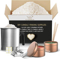 CraftBud DIY Soy Candle Making Kit for Adults & Kids, 16 Piece DIY Kit Includes 1LB Soy Wax, Wax Melter, Wicks, Tins & More