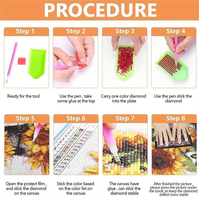 Tooyeer Pink Roses Diamond Painting Kits for Adults 16x20inch,Candle DIY Square 5D Full Drill Diamond Dots Gem Paintings for Beginners,Diamond Art Painting Craft Kits for Home Decor Gift