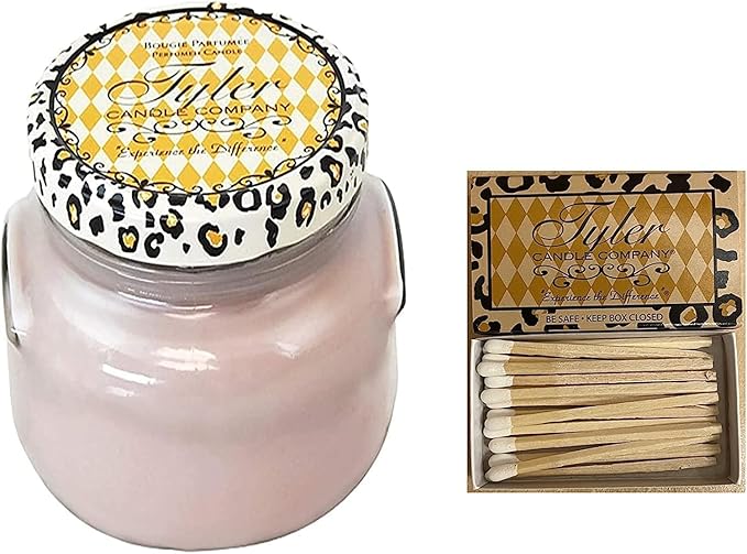 Tyler Candle, 22 Ounce, High Maintenance Scented Candle Pack of 1, Includes a Tyler Candle Company Match