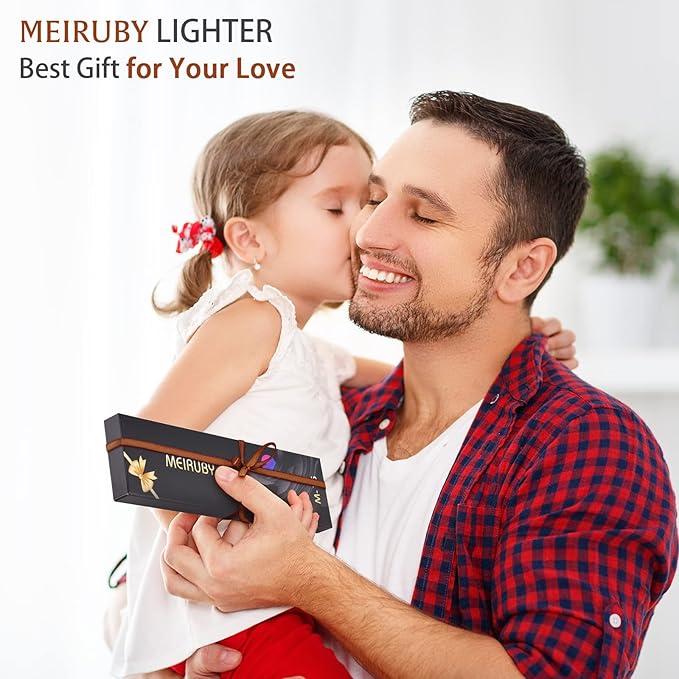 MEIRUBY Electric Candle Lighter - 2 Pack Gift Set Parents, aka Moms & Dads, and Candle Lovers for Christmas & Birthday