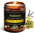 Vanilla Bean Odor Eliminating Candles | Vanilla Bean Scented Soy Candle for Home, Air Freshening & Cozy Vanilla Scent, Relaxing Home Scented Candles, Cozy Winter Candle Gift for Women & Men
