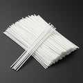 100-Pack 4.7 Inch Pearled Candle Cotton Wicks, White, No Metal No Lead, 100% Natural Cotton, for DIY Sand Candle Making, Extra Wax Wicks Refill for Pearled Candle Wax