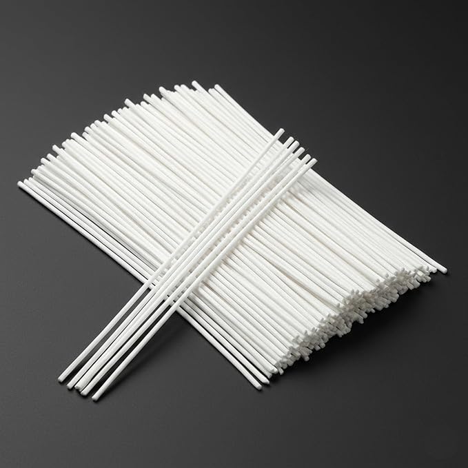 100-Pack 4.7 Inch Pearled Candle Cotton Wicks, White, No Metal No Lead, 100% Natural Cotton, for DIY Sand Candle Making, Extra Wax Wicks Refill for Pearled Candle Wax