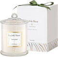 LA JOLIE MUSE Scented Candles, Santal Rosé Candles Gifts for Women, Rose Candles Luxury Jar Candle for Mothers Day Home Scented Large Natural Soy Wax Candles 70 Hours Long Burning 10 oz
