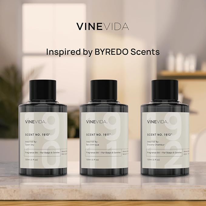 VINEVIDA [32 Oz] Inspired by: Black Saffron; Fragrance Oil for Candle Making and Soap Making - Premium Candle Scents for Soy Candles