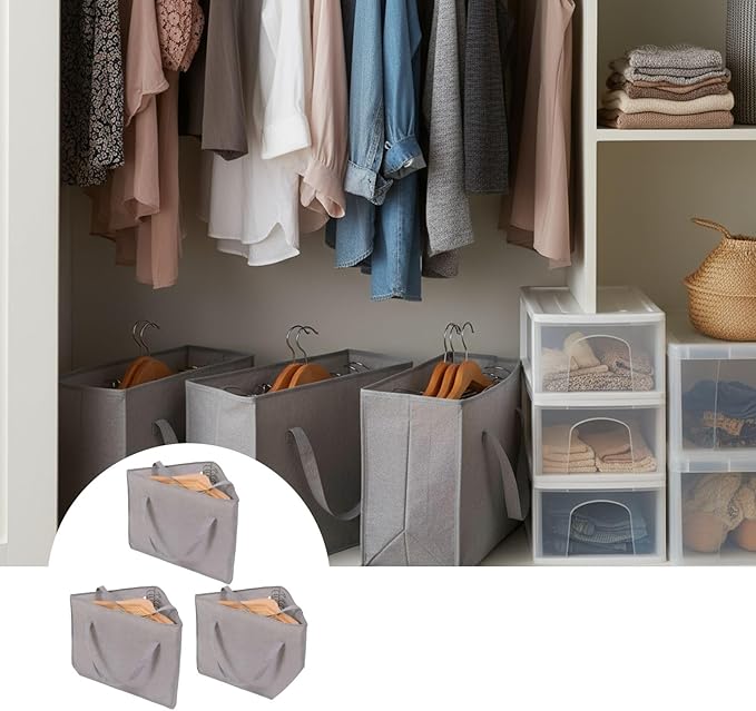 Clothes Hanger Storage Bag for Closet Organization and Portable Wardrobe Solutions