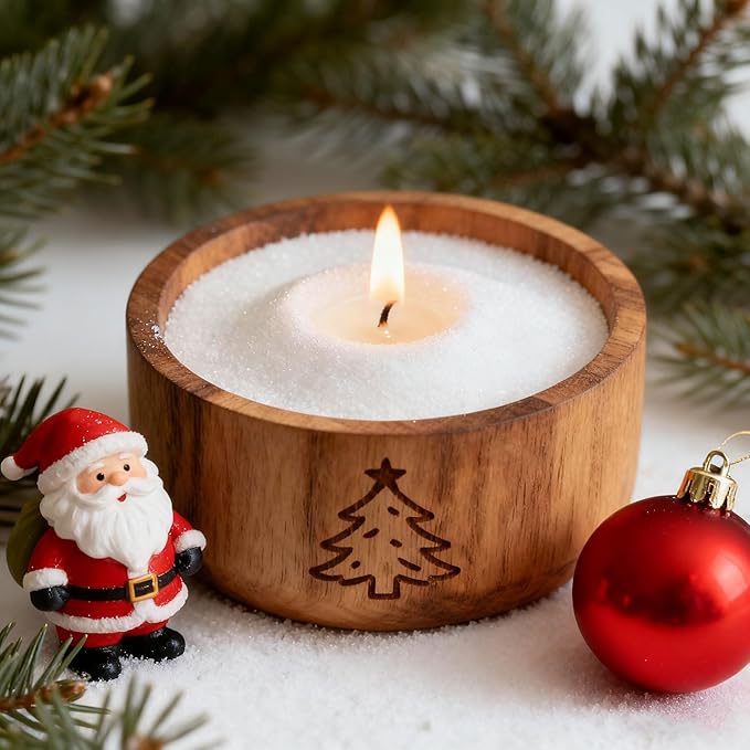 LONGDI Pearl Candle Sand with Wick, 18 oz Scented Sand Candle with 25 Wax Wicks for DIY, Christmas, Friends Party, Decoration, Holiday Gifts. (White, Lavender Scent)