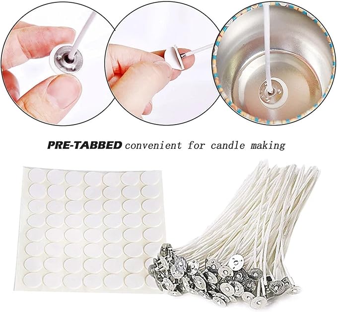Yiodauh Candle Making Kit DIY Candle Making Supplies Kit Scented Tool Wax Melting Material Handmade Aromatherapy Crafts Gifts(Set 1)