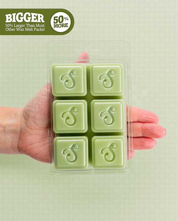Christmas Pine Wax Melts Variety Pack - Formula 117 - 3 Highly Scented 3 Oz. Bars - Made With Natural Oils - Bayberry Fir, Christmas Tree, Mistletoe Moments - Pine Warmer Wax Cubes