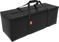 Outdoor Rectangular Cushion/Cover Storage Bag, Protective Zippered Storage Bags with Handles, 60"X20"X28" Black