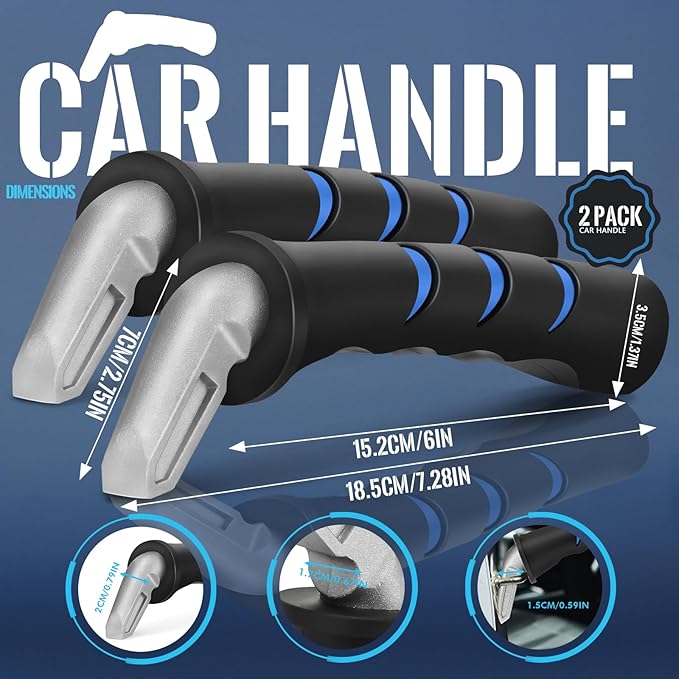 Car Door Handle for Elderly Car Handle Assist Support, Portable Auto Grab Handles for Handicap Seniors