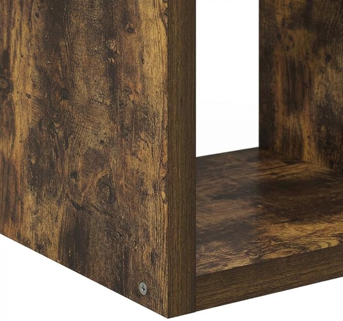 Furnifact Amber Pine Bookcase with Sturdy Wooden Construction, Elegant Design, Durable Storage, Perfect for Living Room, Office, or Bedroom Spaces