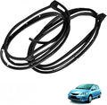 Car Door Weather Stripping for Honda Fit Sedan 2003-2008 OE:72350/72310/72850/72810-SEL-T01, Rubber Material Soundproof Thickened Auto Door Seal Strip Direct Installation,Right Front