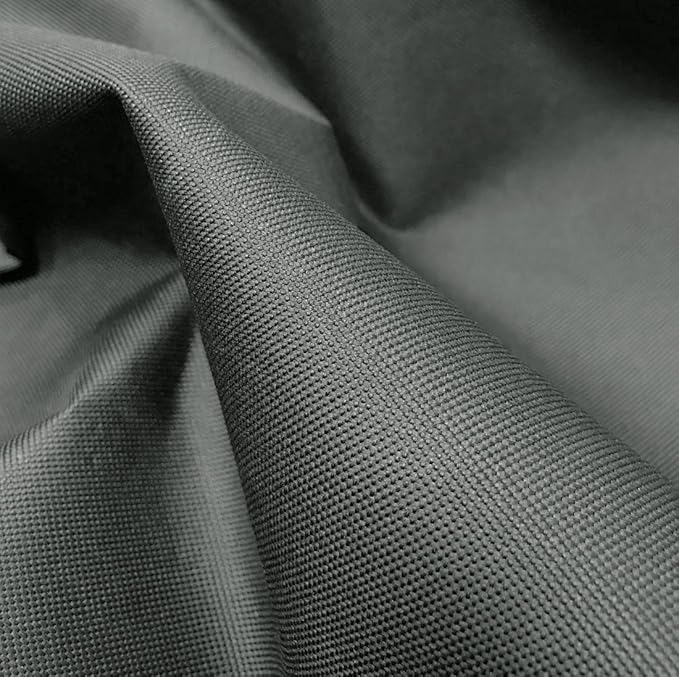 Mybecca Waterproof Canvas Marine Fabric 600 Denier Indoor/Outdoor PU Backing UV Protector Ash Gray 5 Yards