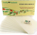Make Your Own Beeswax Candle Kit - Includes 10 Full Size 100% Beeswax Honeycomb Sheets in Ivory and Approx. 6 Yards (18 Feet) of Cotton Wick. Each Sheet Measures Approx. 8" x 16 1/4".