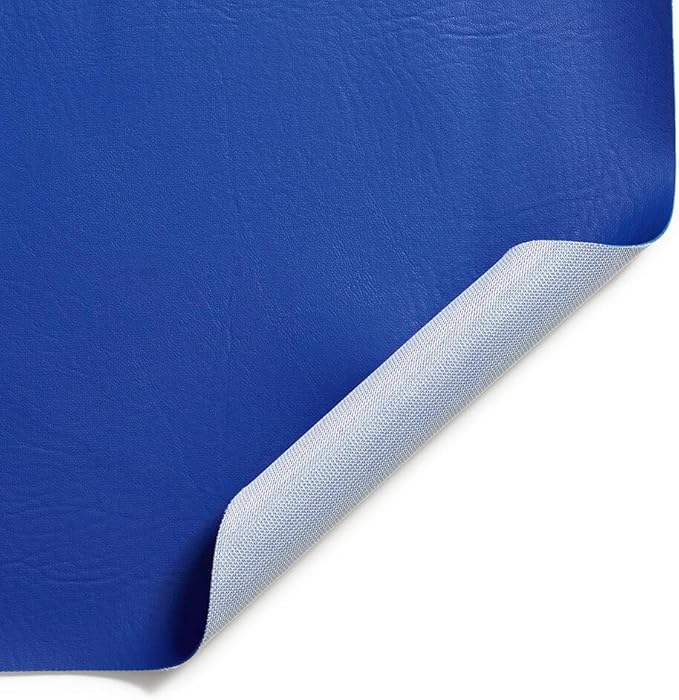 Ottertex Vinyl Fabric Faux Leather Pleather Upholstery 54" Wide by The Yard (5 Yard, Royal Blue)
