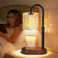 ZENLEA Candle Warmer Lamp with Timer, Wax Melt Warmer with Timer and Dimmer, Adjustable Height Lamp Candle Warmer for Jar Candles, House Warming Gift for Women & Mom, Ideal Christmas Gift